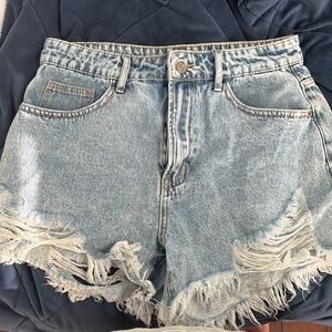 never worn jean shorts